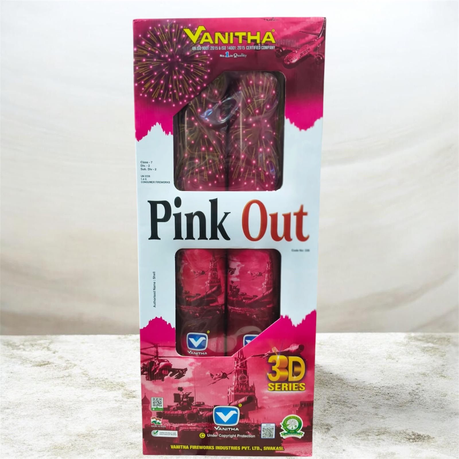 5" Pink Out (2Pcs) 3D