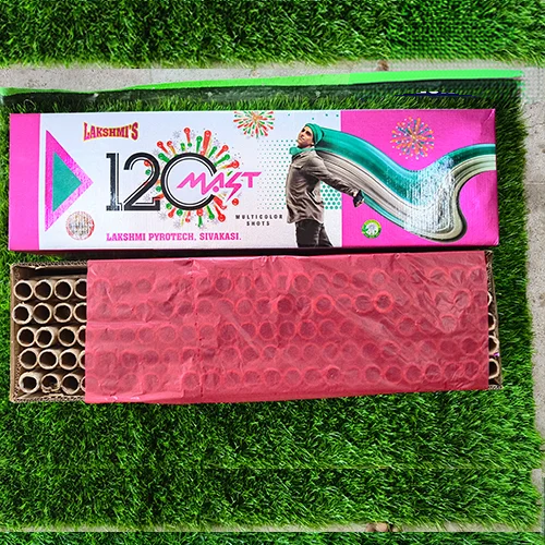 120 Shot Multicolor with Crackling